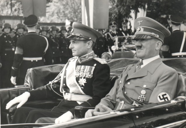 Adolf Hitler and Serbian Prince Paul of Yugoslavia aka Pavle Karadjordjevic